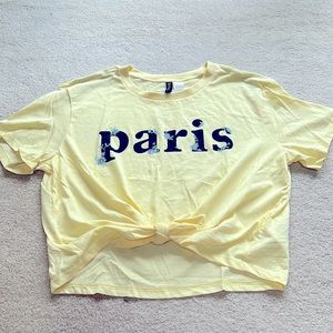 “Paris” Crop Top